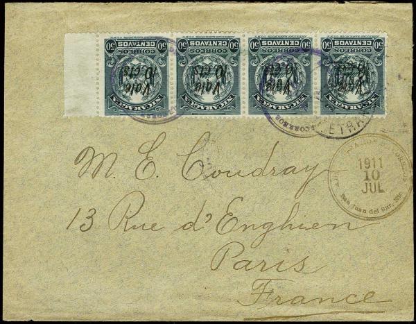 Lote 4075 - Sellos y sobres extranjeros - HR Harmer Inc. Venta 3032 Colección Bill Byerley de Nicaragua