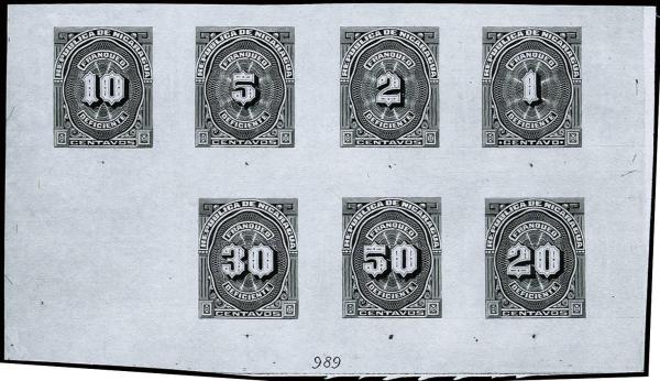 Lote 4123 - Sellos y sobres extranjeros - HR Harmer Inc. Venta 3032 Colección Bill Byerley de Nicaragua