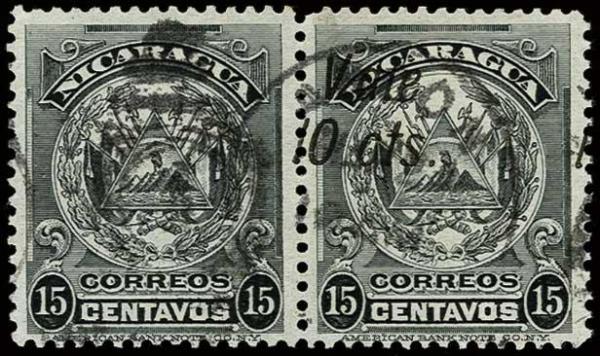 Lote 4074 - Sellos y sobres extranjeros - HR Harmer Inc. Venta 3032 Colección Bill Byerley de Nicaragua