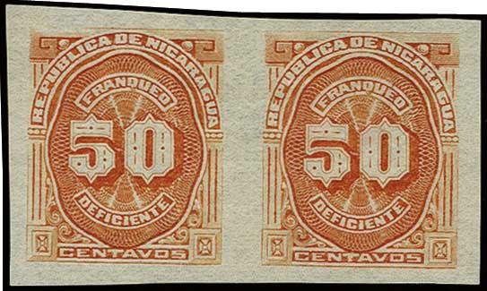 Lote 4121 - Sellos y sobres extranjeros - HR Harmer Inc. Venta 3032 Colección Bill Byerley de Nicaragua