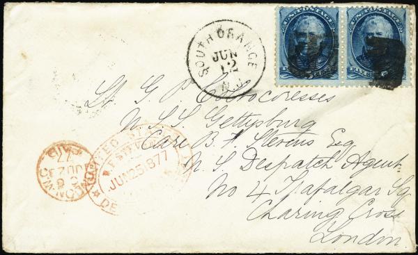 Lot 3339 - united states postal history Banknote Issue Covers -  H. R. Harmer Inc United States and Worldwide Stamps, Covers, and Collections