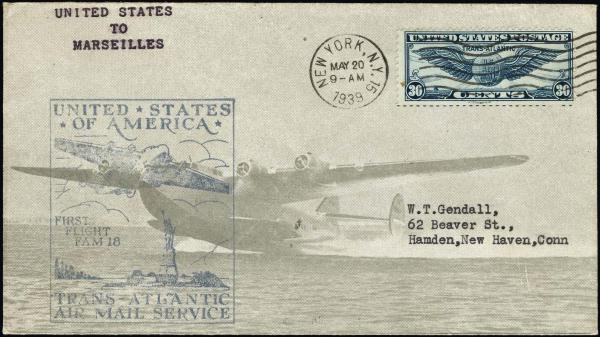 Lot 3354 - United States and Foreign Airmail Covers U.S. Airmail and Flight Covers Lots and Collections -  H. R. Harmer Inc United States and Worldwide Stamps, Covers, and Collections