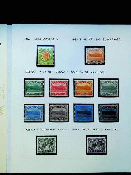Lot 4062 - British Commonwealth Collections and Accumulations dominica -  H. R. Harmer Inc United States and Worldwide Stamps, Covers, and Collections