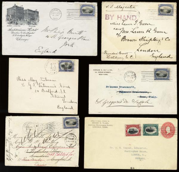Lot 3341 - united states postal history 1901 Pan-American Issue Covers -  H. R. Harmer Inc United States and Worldwide Stamps, Covers, and Collections