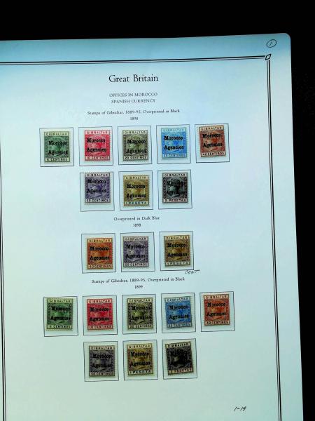 Lot 4068 - British Commonwealth Collections and Accumulations GREAT BRITAIN - OFFICES IN MOROCCO -  H. R. Harmer Inc United States and Worldwide Stamps, Covers, and Collections