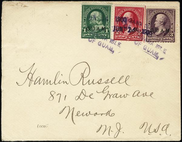 Lot 3345 - U.S. Territories, Possessions and Foreign Offices guam -  H. R. Harmer Inc United States and Worldwide Stamps, Covers, and Collections