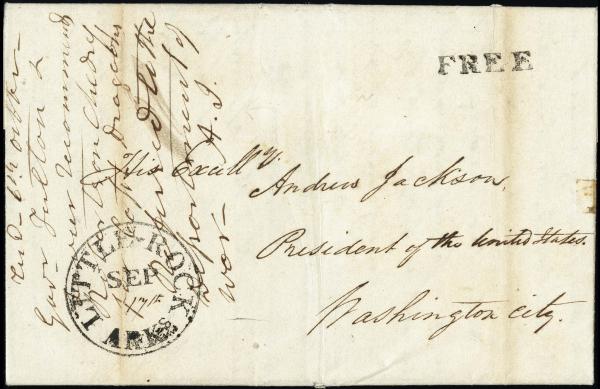 Lot 3292 - united states postal history Stampless Covers - Free Franks -  H. R. Harmer Inc United States and Worldwide Stamps, Covers, and Collections
