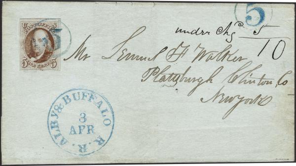 Lot 6 - United States 19th Century Stamps and Postal History 1847 Issue (1-2) -  H. R. Harmer Inc January 26, 2022: “Erivan” Collection Part VI
