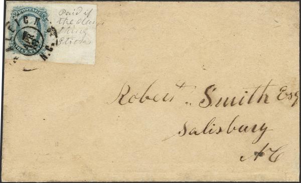Lot 138 - Confederate States of America Postal History Confederate States General Issues - H. R. Harmer Inc January 26, 2022: “Erivan” Collection Part VI Lot 138 - Confederate States of America Postal History Confederate States General Issues - H. R. Harmer Inc January 26, 2022: “Erivan” Collection Part VI