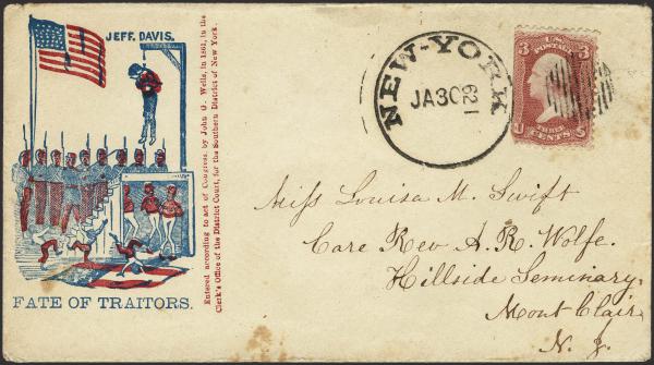 Lot 79 - united states postal history Civil War Covers - Union Patriotic Covers -  H. R. Harmer Inc January 26, 2022: “Erivan” Collection Part VI
