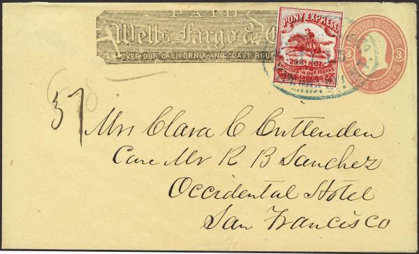 Lot 41 - western express covers - H. R. Harmer Inc January 26, 2022: “Erivan” Collection Part VI Lot 41 - western express covers - H. R. Harmer Inc January 26, 2022: “Erivan” Collection Part VI