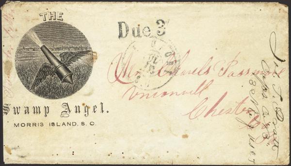 Lot 88 - united states postal history Civil War Covers - Union Patriotic Covers -  H. R. Harmer Inc January 26, 2022: “Erivan” Collection Part VI